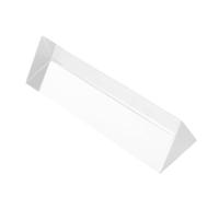 Operitacx Prisma triangolare - 10 cm, creatore di arcobaleni per didattica della fisica, spettro luminoso, fotografia, decorazione, componente per strumenti ottici di precisione