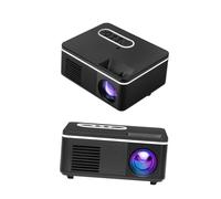 Operitacx Proiettore LED Mini Portatile da Lumen Riproduttore Multimediale per Casa Proiettore con Ingresso Ue Resistente alla Polvere Cambio Rapporto Aspetto Facile Consumo Energetico