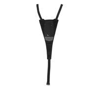 Operitacx Protezione Telaio Bici Antisudore con Tasca Touch per Allenamento | Nero, Denim e Mesh in Nylon, Finestrella Trasparente, Cinghie Regolabili