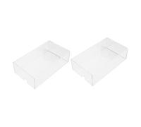 Operitacx Protezione Trasparente Per Mouse in Acrilico 2 Pezzi, Custodia Antipolvere Versatile Per Topi, Accessorio Per Ufficio e Casa, Copertura Protettiva Antigoccia Per Mouse Desktop