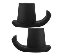 Operitacx Puntali per Deambulatori Antiscivolo in Gomma 2 Pezzi, Accessori di Supporto e Ammortizzazione per Anziani e Disabili, per Uso Interno e Strutture Assistenziali