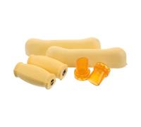 Operitacx Punte in Gomma Antiscivolo per Stampelle Singole e Doppie, Impugnature e Cuscinetti di Ricambio Resistenti per Bastoni da Passeggio Ascellari, Accessori per Mobilità e