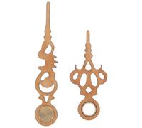 Operitacx Punte Orologio a cucù in Legno Khaki, Accessori per Orologio da Parete Installazione Facile e Visualizzazione Precisa, per Ambienti Silenziosi e Camere da Letto