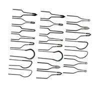 Operitacx Punte per Pirografia ad Alta Impedenza in Lega Nichel-Resistenti Ricambio Professionale per Macchine Pirografo Punte Miste per Disegno e Rendering Preciso