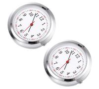 Operitacx Quadrante Orologio da Infermiere Chiaro e Intuitivo Design Conciso e Generoso Stili multipli 2 Pezzi in Vetro Argento Stili multipli per DIY Manuale e Orologi da Stili multipli