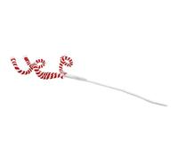 Operitacx Rami Decorativi Natalizi Bacche Rosse, Accessori per Albero | Peluche e Filo, Finitura Elegante e Unica, per Decorazioni Festive, Vaso, Ghirlanda e Bouquet Fai
