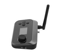 Operitacx Ricevitore Audio Wireless con Display LCD Adattatore Audio Ottico e Coassiale Trasmettitore Sonoro Lunga Portata per Impianto Stereo Casa e Auto