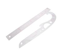 Operitacx Righelli Curvilinei Francesi Flessibili per Misurare Tessuto Set da 2 Pezzi Strumenti per Taglio e Cucito Accessori per Sarto e Progetti di Moda