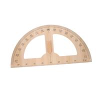 Operitacx Righello per Insegnanti Legno Strumento di Misurazione Geometrica per Aule Goniometro Ausilio Didattico per Lezioni di Matematica e Geometria