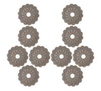 Operitacx Rondelle per Piastre Posteriori Mobili Antichi in Rame 3,2 Cm 10 Pezzi Kit Ferramenta Vintage per Restauro e Riparazione Maniglie Armadietti e Cassetti