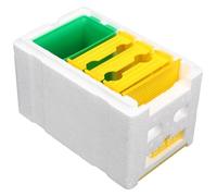 Operitacx Scatola per Allevamento delle Api in Plastica Kit per Alimentazione, Contenitore per Impollinazione e Formazione Alveari, per Apicoltura Domestica e Formazione