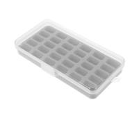 Operitacx Scatola porta-bobina per macchina da cucire mini caddy mestiere chiaro piccolo custodia organizer per bobine deposito filo e bobina capsula della macchina Porta del filo plastica