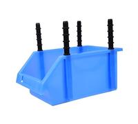 Operitacx Scatola Porta Elementi in Plastica Resistente Contenitore Per Mensole Inseribili Scatola Per Riporre Utensili e Componenti Per Cassetta Degli Attrezzi e Organizzazione Domestica