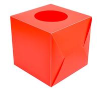 Operitacx Scatola Rossa Per Lotterie E Votazioni Scatola Per Biglietti E Donazioni Plastica Design Elegante E Funzionale Apertura Rotonda Per Facile Accesso Per Eventi E Raccolte Fondi