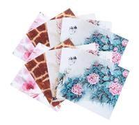 Operitacx Set 10 Panni in Microfibra Per Pulizia Occhiali e Lenti, Riutilizzabili Stampa Floreale, Dimensioni 14,5x14,5 Cm, Per Schermi Smartphone e Gioielli, Portatili Per Uso Quotidiano