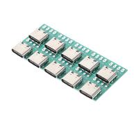 Operitacx Set 10 Pezzi Scheda Convertitore USB c 3.1 Femmina PCB Fai da Te per Trasferimento Dati Rapido e Affidabile per Uso in Casa e Ufficio