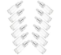 Operitacx Set 12 Bottiglie Contagocce in Vetro 5ml Resistenti a Perdite per Oli Essenziali e Profumi, Pratiche e Portatili per Casa e Viaggio