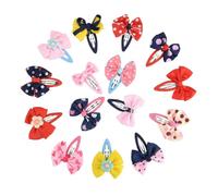 Operitacx Set 15 Pezzi Fermagli per Chioma Bambina Fiocco, Accessori Moda per Uso Quotidiano e Progetti Fai-da-te Colore Casuale