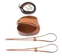 Operitacx Set 4 Pezzi Kit per Creazione Borse Intrecciate Fai da Te, Accessori per Borsa a Tracolla Coulisse, Materiale Artigianale per Marsupio Fatto a Mano, Colore Marrone, per Lavori