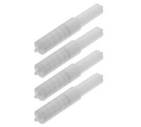 Operitacx Set 4 Pezzi Rullo di Carta Igienica in Plastica Molla Centrale, Supporto Porta Carta per Bagno, Ricambio Rotolo per Uso Domestico Quotidiano