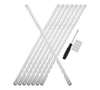 Operitacx Set da 1 Coltello da Pane in Acciaio Inossidabile con Lame di Ricambio, Viti e Cacciavite, Utensile per Tagliare Pane e Torte in Panetterie e Studi di Panificazione