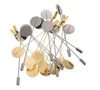 Operitacx Set da 20 Spille in Rame Piatte e Rotonde per Creazione Fai da Te Accessori Versatili per Lavori di Artigianato e Stile Semplice