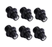 Operitacx Set da 6 Portalampade E14 in Alluminio e Plastico Design Autobloccante a Vite per Lampadine E14, per Illuminazione e Decorazione