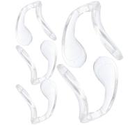 Operitacx Silicone Eyeglass Nose Pads Replacement, 5 Pezzi, Bianco, per Frames e Decorative Glasses, Portable Design