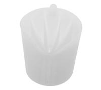 Operitacx Silicone Pouring Cup With Handle Compartment Reusable Flexible Silicone Measuring Cup For Resin And Liquid Painting Diy Art Projects