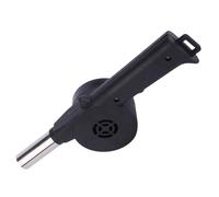 Operitacx Soffiatore Barbecue Manuale in Metallo e Plastico, Utensile per Grigliate Compatto e Leggero, Accessorio per Camping e Hiking Operazione Sicura