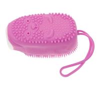 Operitacx Spazzola la Schiena in Silicone Erogatore Automatico di Schiuma, Portasapone Integrato, Spazzola da Bagno Portatile per Doccia, Pulizia Profonda e Pelle Rivitalizzata, Uso