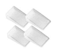 Operitacx Spessori Per Livellamento Mobili in Gomma Resistente Antiscivolo, Set Da 4 Cunei Regolabili Per Armadi Tavoli e Divani, Distanziali a Cuneo Per Piedini Irregolari e Bilanciamento Superfici