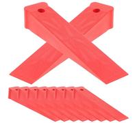 Operitacx Spessori per Livellamento Mobili in Plastica Pp Antiscivolo, Set da 10 Cunei Livellatori Multiuso per Tavoli, Divani e Sedie, Accessori per Stabilizzare Mobili su Pavimenti