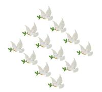 Operitacx Spilla Colomba della Pace Design Delicato e Carino Accessorio Versatile ed Elegante 12 Pezzi in Lega di Zinco per Remembrance Day e Funerali