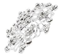 Operitacx Spilla Decorativa a Forma di Fiore Strass Argento, Spilla da Colletto e Cappello per Donna, Accessorio Vintage per Abiti, Feste e Uso Quotidiano, Regalo Elegante