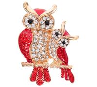 Operitacx Spilla Gufo Creativa e Chic in Lega, Piccola Spilla a Forma di Animale per Decorazione e Accessori per Feste come Banchetti e Party