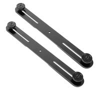 Operitacx Staffa per Flash Doppio Attacco a Slitta, Barra di Estensione a T Regolabile per Microfono e Fotocamera, Set 2 Pezzi Cuscinetto Antiscivolo per Accessori Fotografici