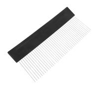 Operitacx Strumento di Pittura Decorativa in Acciaio Inossidabile, Pettine Artistico per Texture Murali Effetto Finta Lino, Raschietto per Finitura Intonaco Grande per Progetti Fai da Te