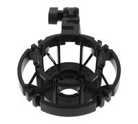 Operitacx Supporto Antivibrazioni per Microfono a Condensatore da 23-25 Mm Sospensione Antiurto Regolabile, Base Rinforzata per Studio, per Streaming Live e Registrazione Professionale