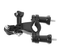 Operitacx Supporto per Action Camera Bici in Abs, Set con Morsetto per Manubrio e Roll Bar, Montaggio Stabile per 9 10 11, Adatto per Sport Motoristici e Mountain Bike
