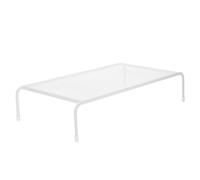 Operitacx Supporto per Monitor in Ferro Stabile e Durevole Rialzo da Scrivania Ergonomico con Base per Computer e Organizer Solleva Scrivania e Ottimizza Spazio