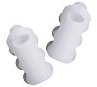 Operitacx Supporto per Soffione Doccia da Parete in Tpr Ventosa, 2 Pezzi senza Trapano, per Bagno su Superfici Lisce come Piastrelle e Vetro, Regolabile per Altezza Comoda