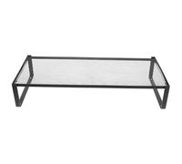 Operitacx Supporto Portatile in Ferro per Laptop da Scrivania Organizer Compatto e Smontabile Alza Portatile Resistente per Ufficio e Monitor Scaffale Desktop Stabile e Durevole