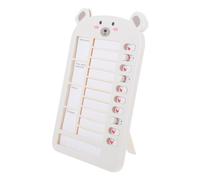 Operitacx Tabella Auto Disciplina per Carta Sostituibile Beige Planner Interattivo per Abitudini Promuove e Organizzazione Quotidiana e Settimanale