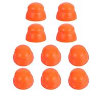 Operitacx Tappi di Protezione Sicurezza per Bulloni 10 Pezzi in Plastica Arancione e Resistenza Esterna per Attrezzature da Parco Giochi e Scivoli