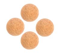 Operitacx Tappi in Sughero Giallo a Forma di Palla 4 Pezzi, Riutilizzabili e Resistenti, Accessori Chic per Bottiglie di Vino per Ristoranti e Cocktail Party