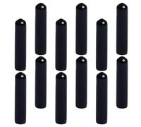 Operitacx Tappi Versatori in Silicone Nero, Set 12 Copri Beccucci per Bottiglie di Liquore e Olio, Coperchi Pratici per Erogatori da Cucina, Protezione Antipolvere per Uso Domestico