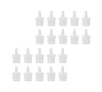 Operitacx Tappo di Ricambio per Flacone di Colla per Extension Ciglia, 50 Pezzi in Plastica Resistente, Punta Piccola per Bottiglia Anti-intasamento, Accessorio per Uso Professionale