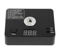 Operitacx Tester di Resistenza Ohm per Verifica Elettrici Compatto e Versatile in Plastica Nera e Manutenzione Strumenti per Elettricisti e Appassionati Fai-da-te