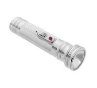 Operitacx Torcia Elettrica Vintage in Ferro Portatile Design Classico Anni 80 Alimentata a Batteria, come Decorazione per Ufficio e Oggetto da Collezione Stile Casuale